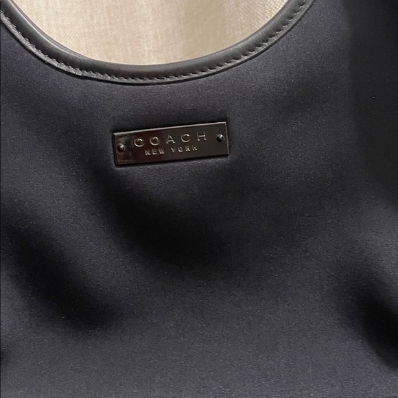 Coach, Ergo, Black Neoprene Mini Ergo Bag, Black, 90s - Picture 6 of 12